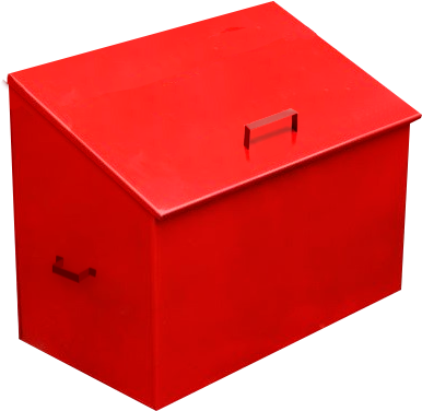 Ящик для песка пожарный 0,3 м3