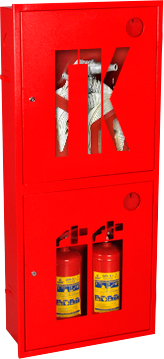 Пожарный шкаф для огнетушителя и крана ШПК 320(22) В